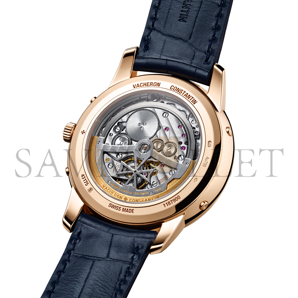 VACHERON CONSTANTIN PATRIMONY PERPETUAL CALENDAR ULTRA-THIN 41 MM PINK GOLD WATCH 43175/000R-B519